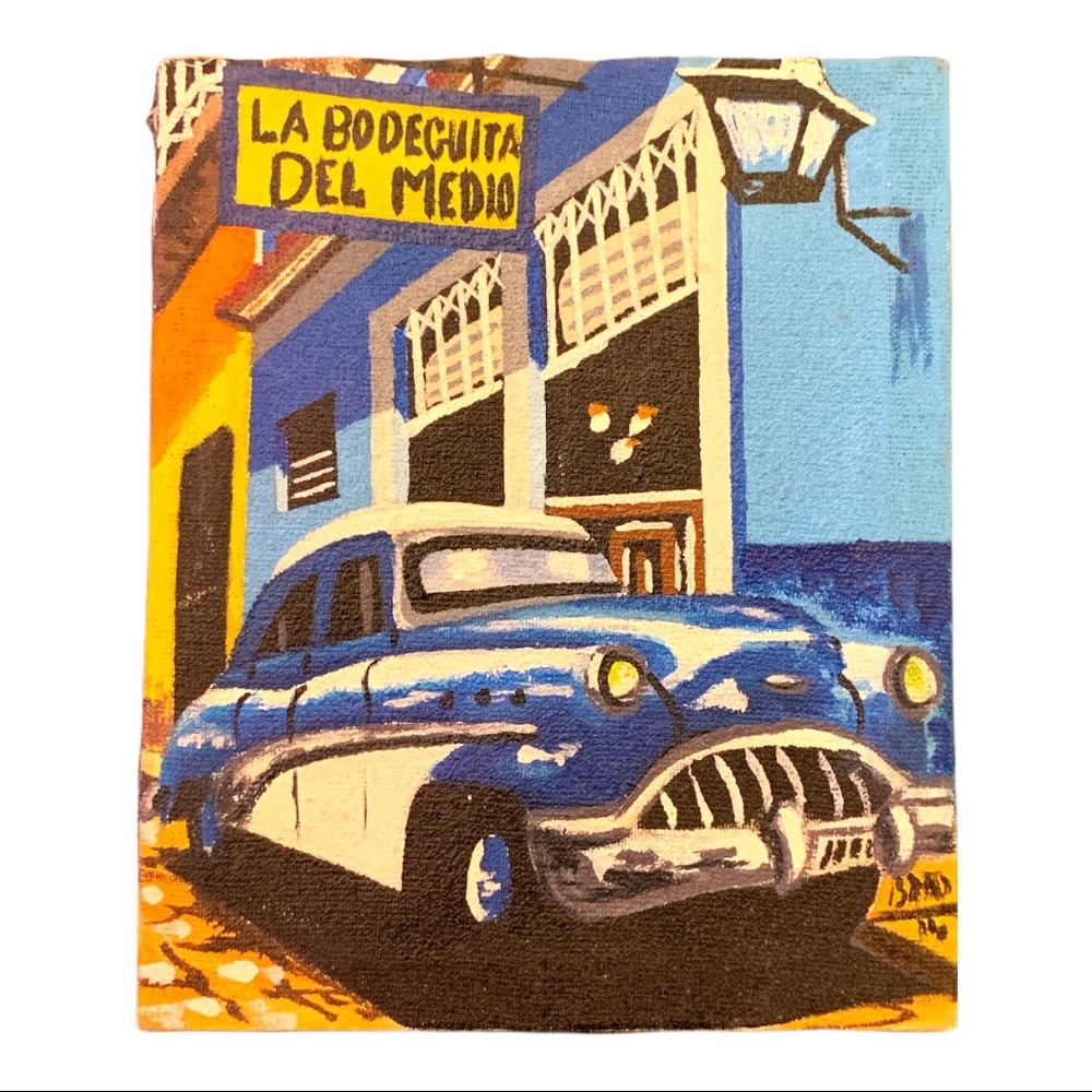NEW - Handpainted on Canvas - Havana, Cuba